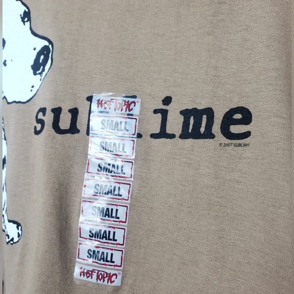 Hot Topic Vintage 2007 Sublime Dalmatian Dog Band Tee Small - Picture 3 of 6
